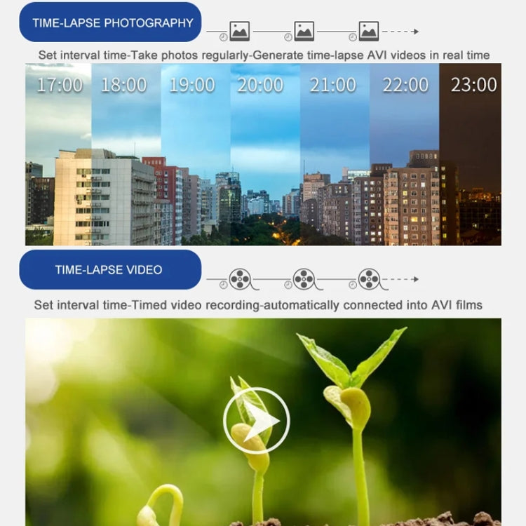4K Time-Lapse Camera Microlight Full Color Night Vision Security Recording Construction Site Time-Lapse Camera, TL3000 4K Time-Lapse Camera Microlight Full Color Night Vision Security Recording Construction Site Time-Lapse Camera, TL3000